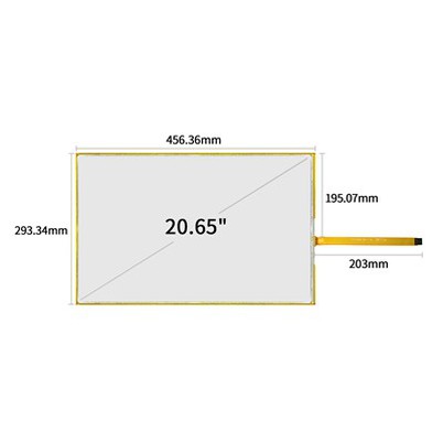 صفحه نمایش لمسی 20 اینچی 3M Loewen Novomatic Series 17-9061-219-01 تعمیر شیشه لمسی 458*295